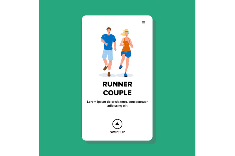 runner-couple-young-man-and-woman-sportsman-vector