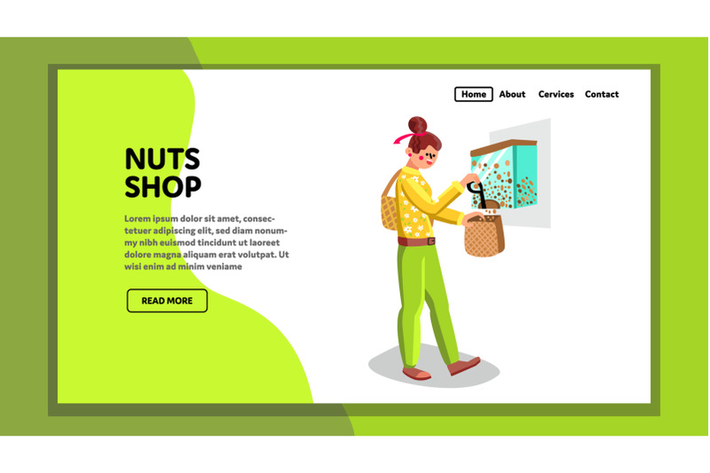 nuts-shop-customer-filling-bag-products-vector