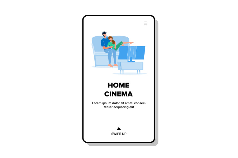 home-cinema-in-living-room-watch-couple-vector