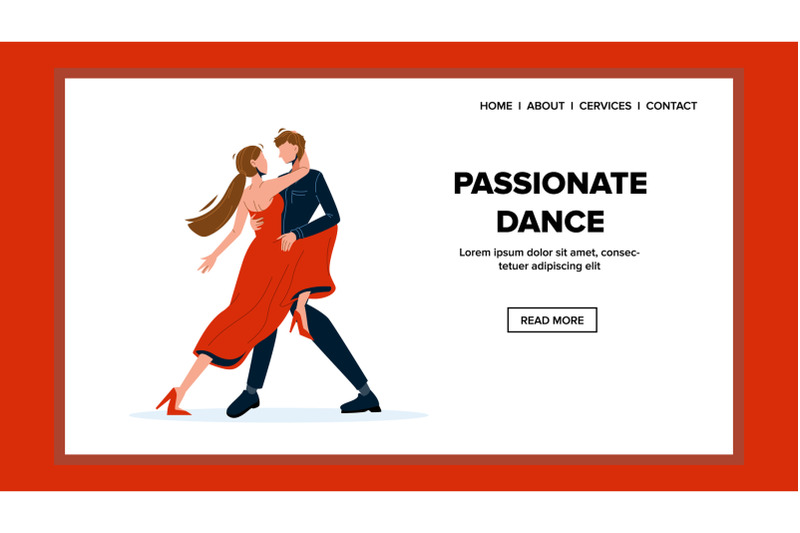 passionate-dance-tango-performing-couple-vector-illustration