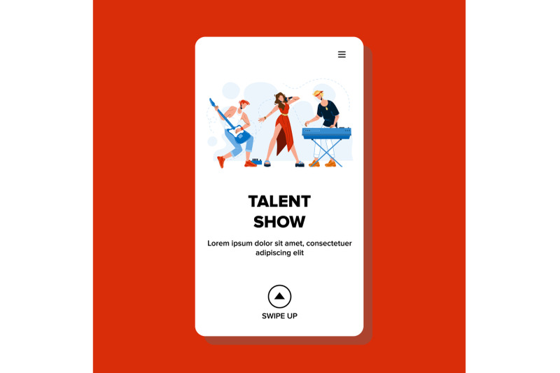 talent-show-performing-music-band-song-vector