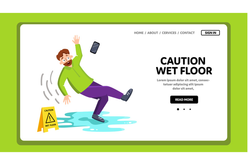 caution-wet-floor-sign-and-falling-man-vector