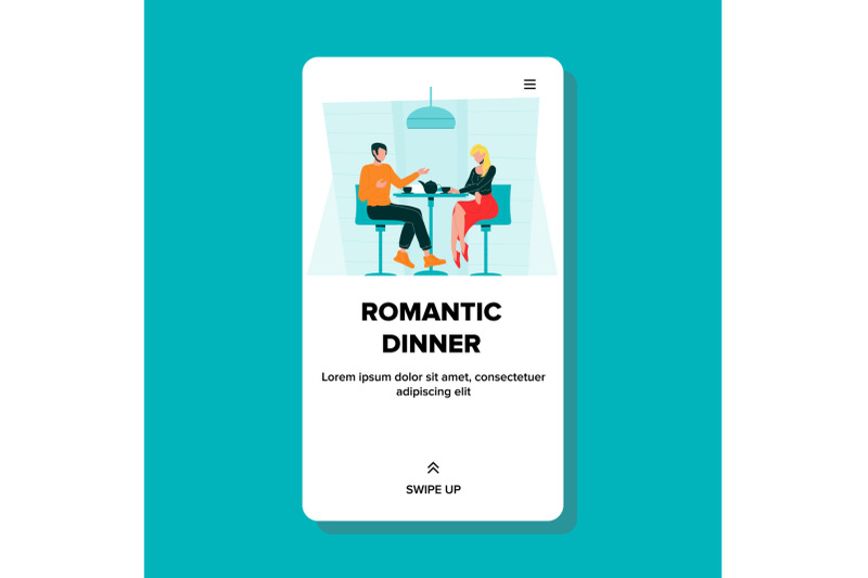 romantic-dinner-lunch-in-restaurant-or-cafe-vector