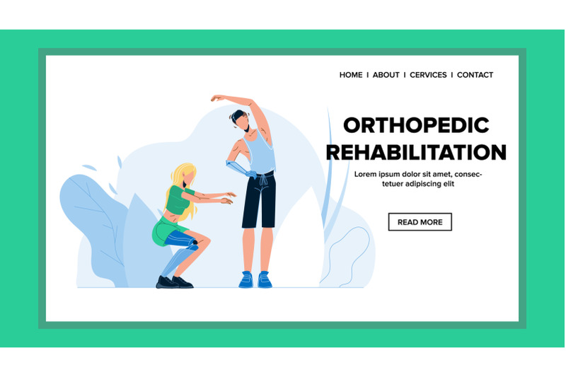 orthopedic-rehabilitation-and-exercising-vector-flat-illustration