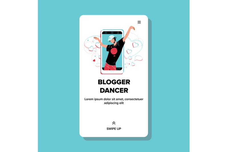 blogger-dancer-dancing-on-smartphone-screen-vector