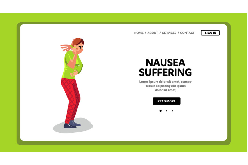 nausea-suffering-and-vomiting-sick-woman-vector