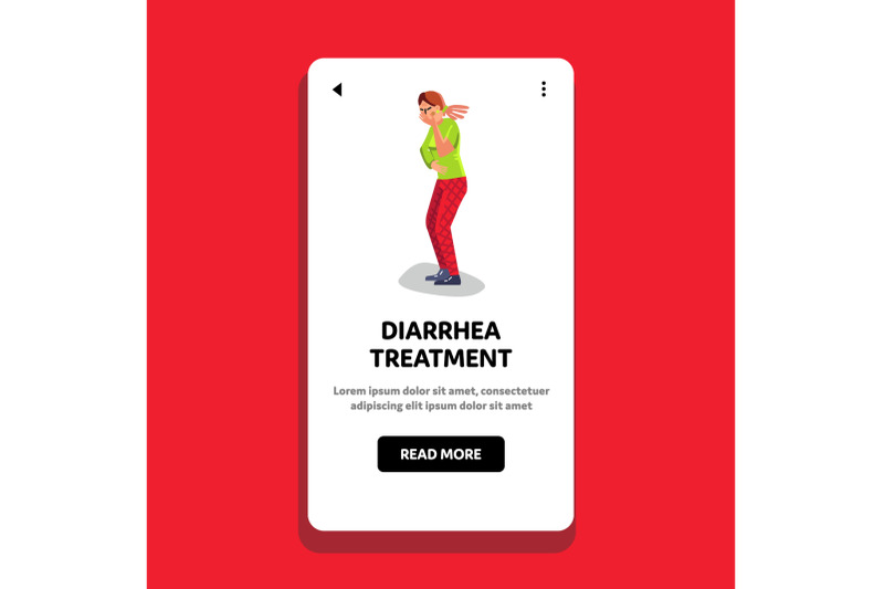 diarrhea-treatment-and-stomachache-girl-vector-illustration