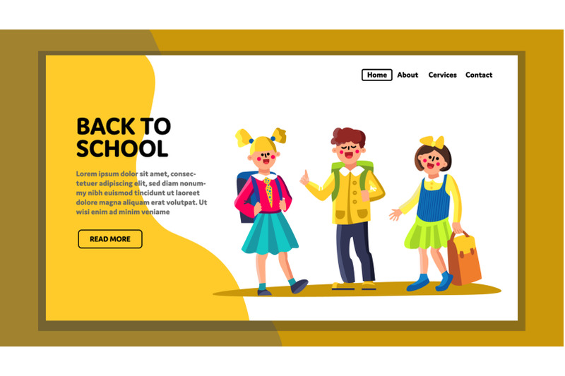 back-to-school-pupils-after-summer-vacation-vector