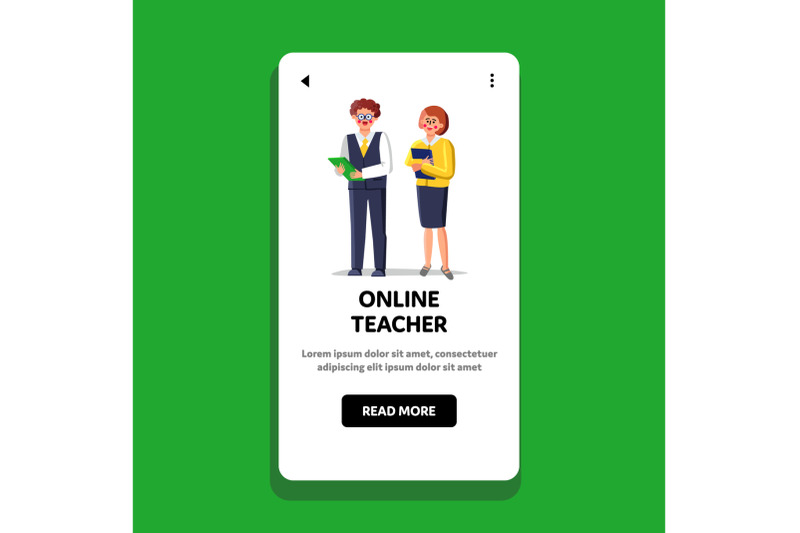 online-teacher-language-or-business-school-vector