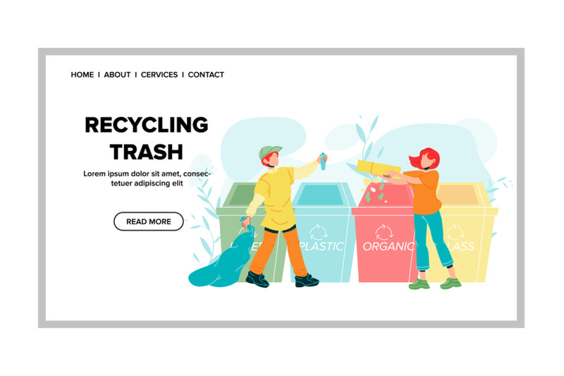 recycling-trash-rubbish-throw-boy-and-girl-vector