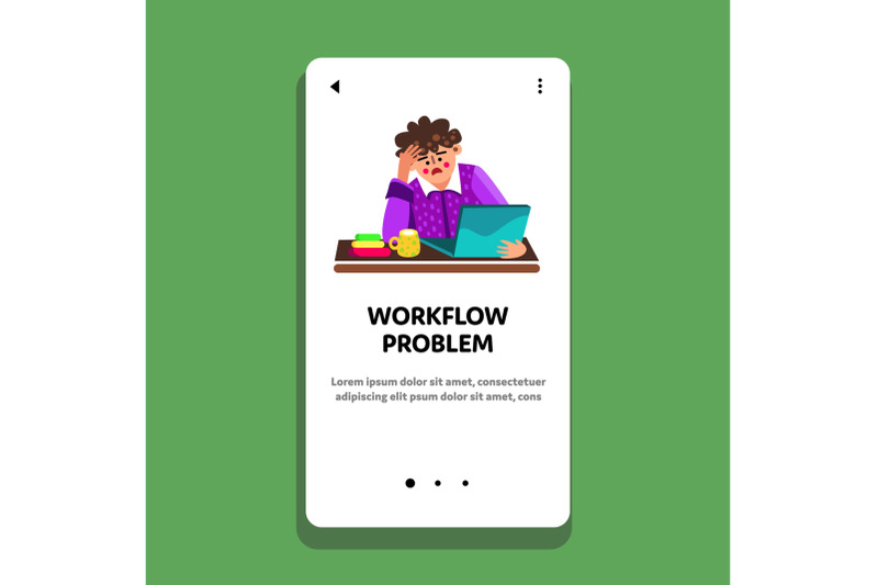 workflow-problem-stressed-employee-man-vector-illustration