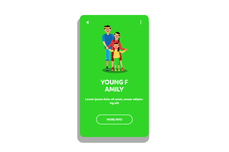 young-family-father-mother-and-little-girl-vector