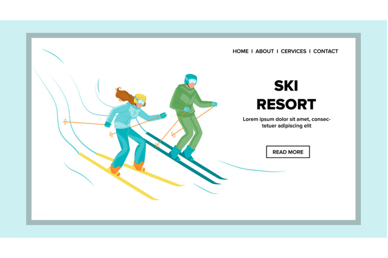 ski-resort-extreme-sport-seasonal-vacation-vector