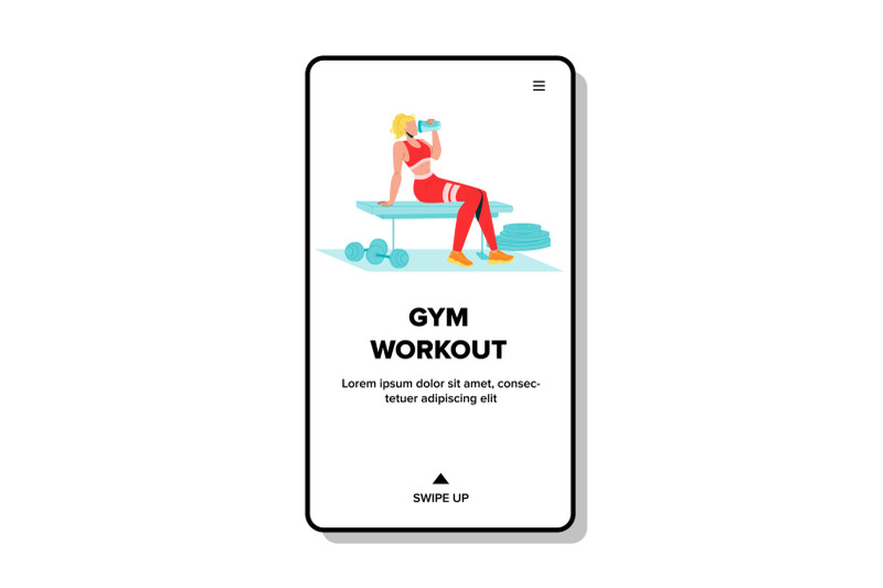 gym-workout-with-fit-sportive-equipment-vector