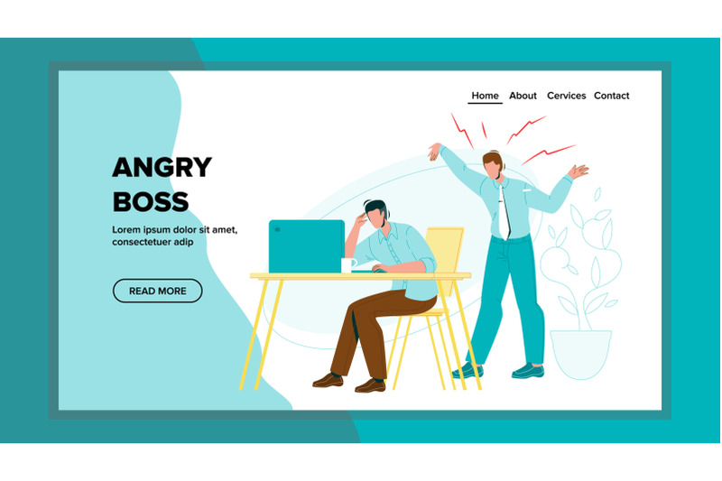 angry-boss-loud-screaming-on-employee-man-vector