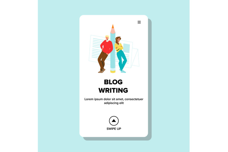 blog-writing-bloggers-young-man-and-woman-vector