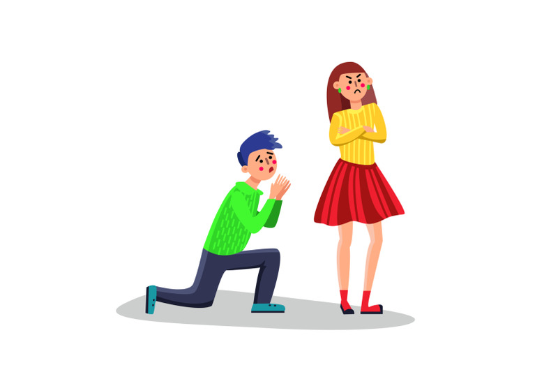 man-asking-for-apology-to-girl-character-vector