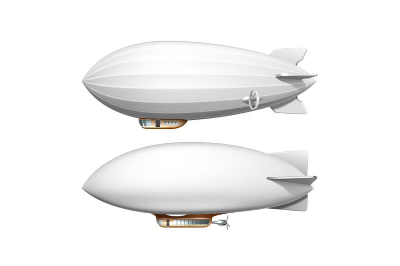 blimp-blank-helium-airship-transport-set-vector