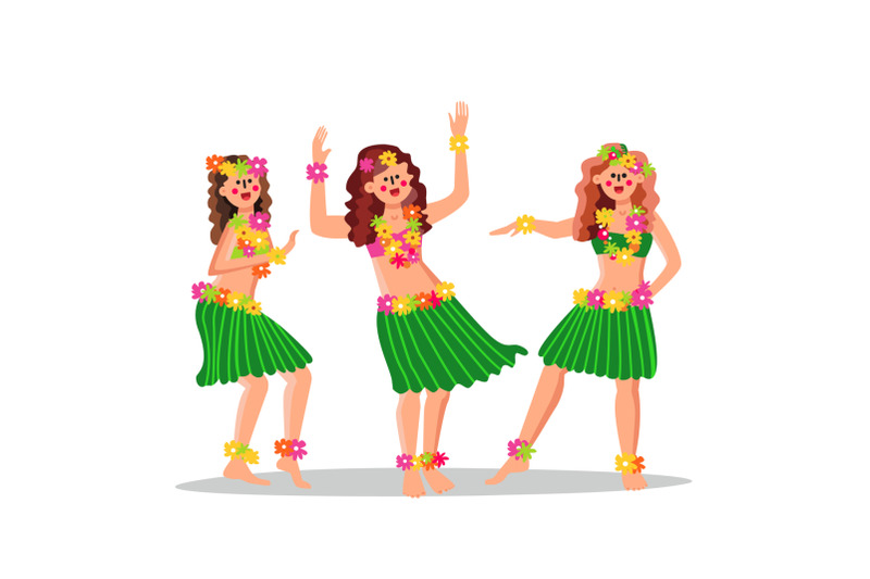 hula-girls-dancing-funny-dance-together-vector