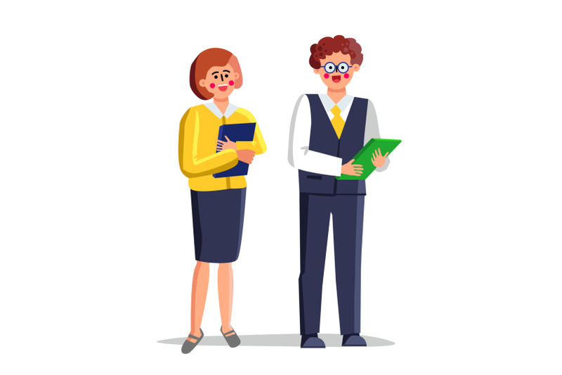 school-teachers-man-and-woman-with-journal-vector