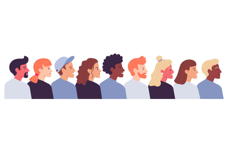 multiethnic-crowd-of-people-profile-portrait-vector-crowd