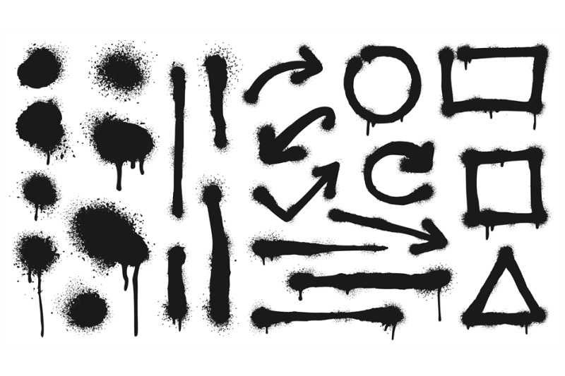 graffiti-spray-lines-grunge-dots-arrows-and-frames