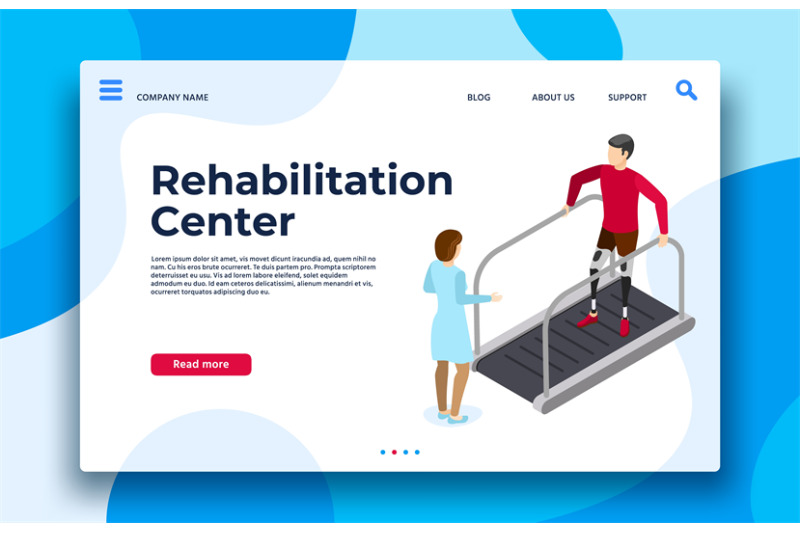 rehabilitation-center-landing-page-vector-recovery-patient