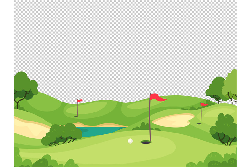 golf-background-green-golf-course-with-hole-and-red-flags-for-invitat