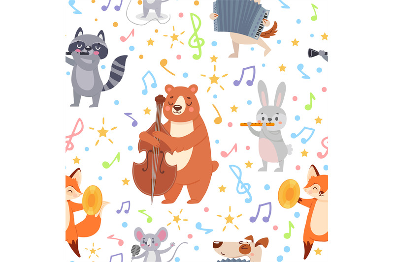 animal-musicians-seamless-pattern-funny-animals-musicians-play-differ