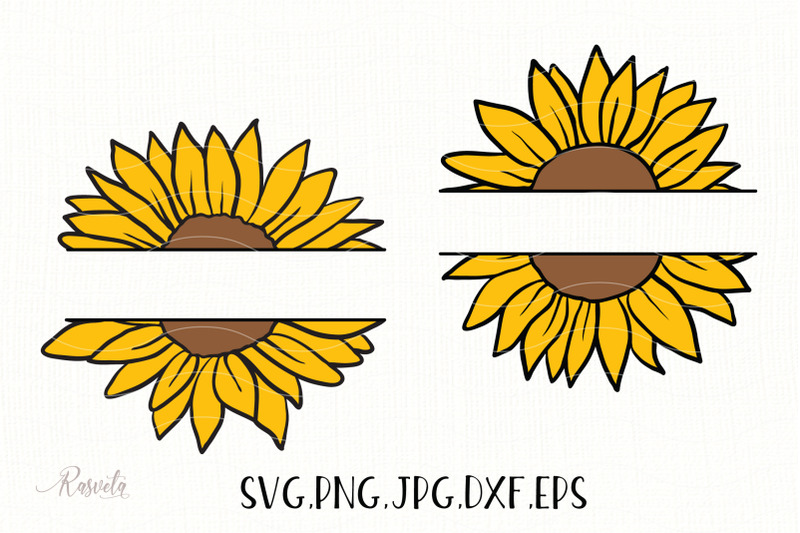 sunflower-monogram-frames