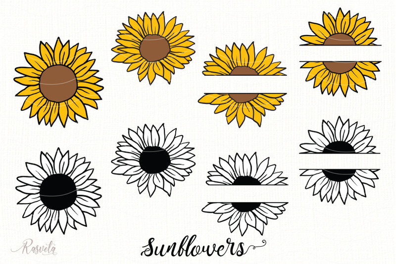 sunflower-monogram-frames