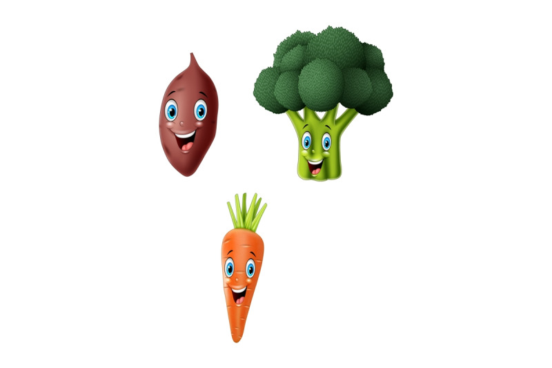 cartoon-funny-vegetables-bundles