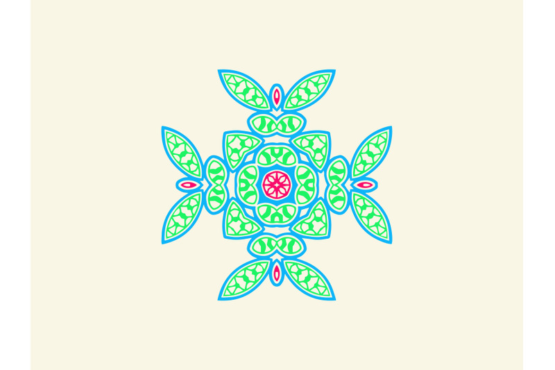 ornament-abstract-blue-green-pink-color