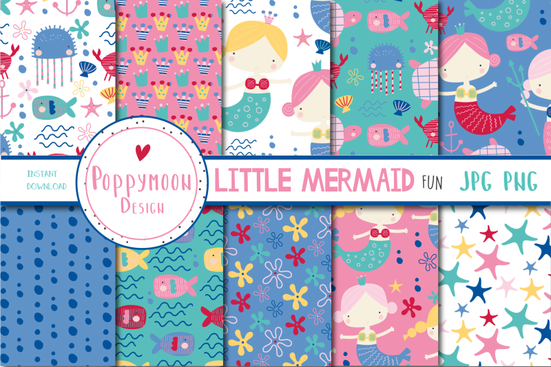 little-mermaid-fun-paper