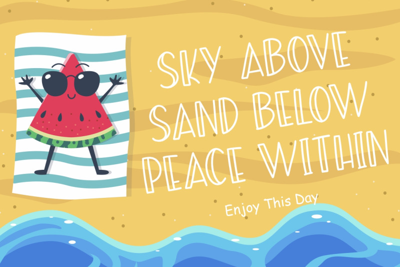 summer-beach-sunny-display-typeface