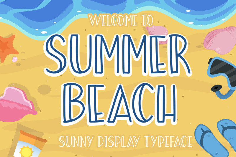 summer-beach-sunny-display-typeface