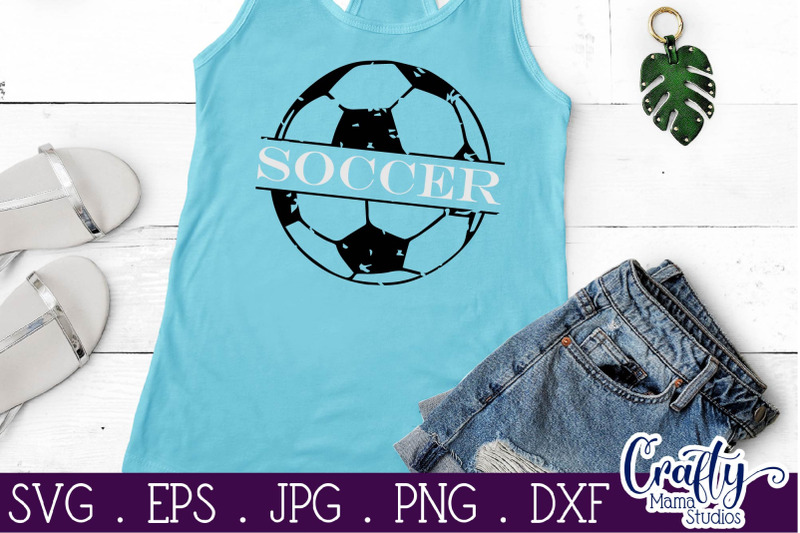 Soccer Svg - Distressed Soccer Ball Svg By Crafty Mama ...