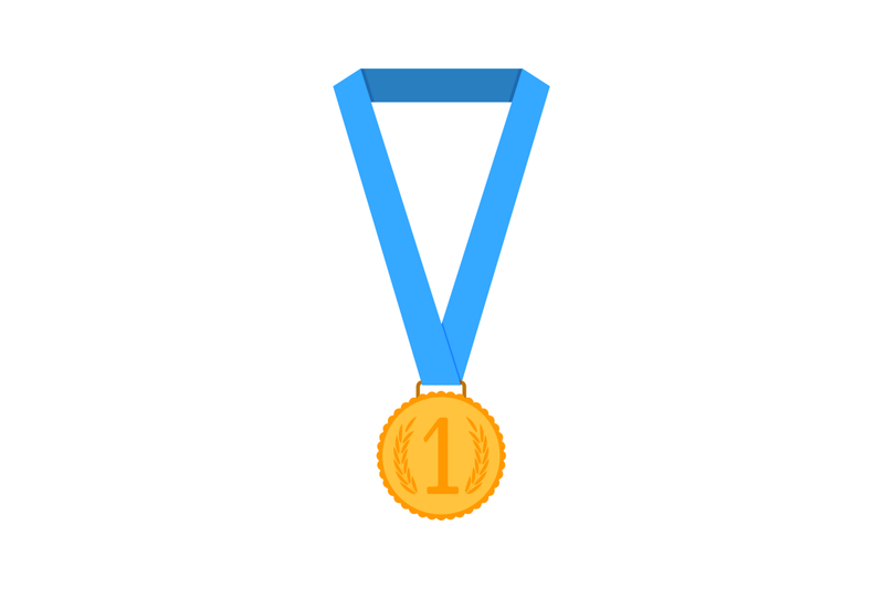 golden-medal-with-ribbon-isolated