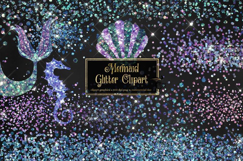 mermaid-glitter-clipart
