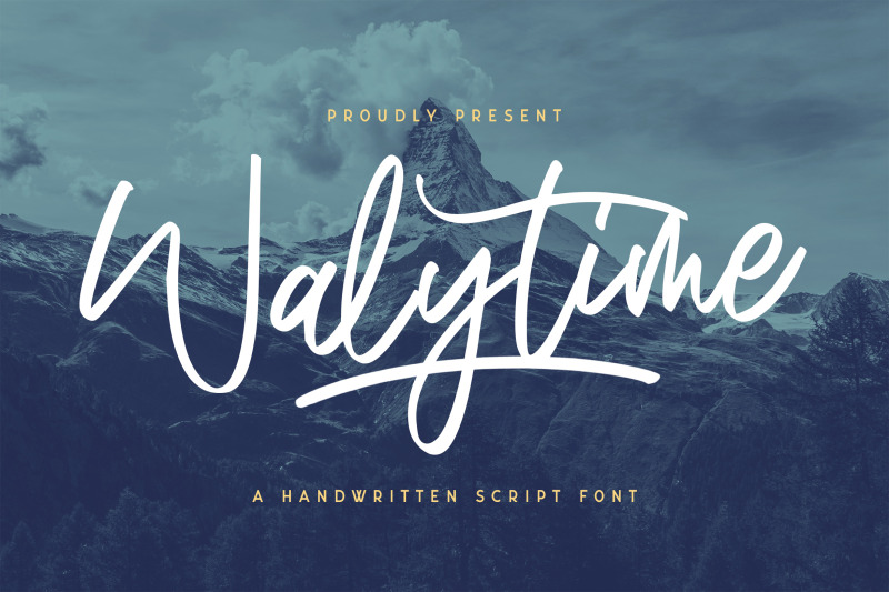 walytime-handwritten-font