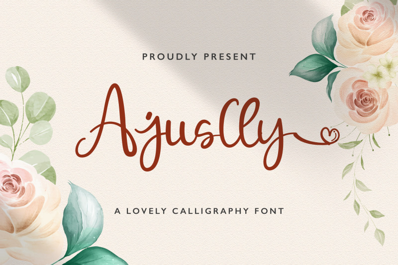 ajuslly-modern-calligraphy-font