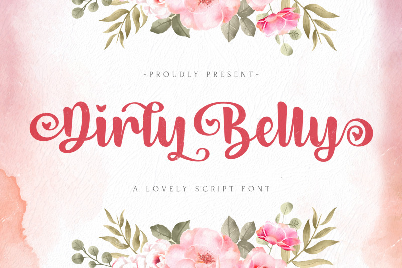 dirly-belly-lovely-calligraphy-font