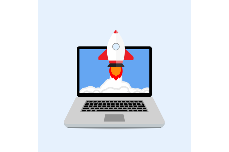 launching-startup-with-laptop-start-rocket