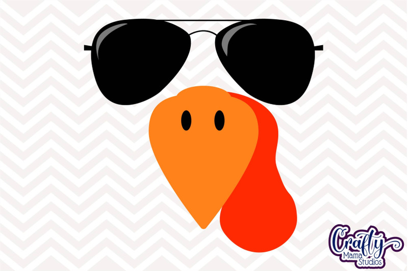 Download Turkey Svg - Sunglasses Svg By Crafty Mama Studios ...