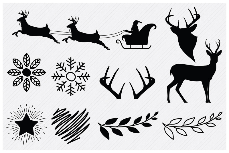 Christmas Svg Bundle Christmas Design Elements Svg Dxf Png By Craftlabsvg Thehungryjpeg Com