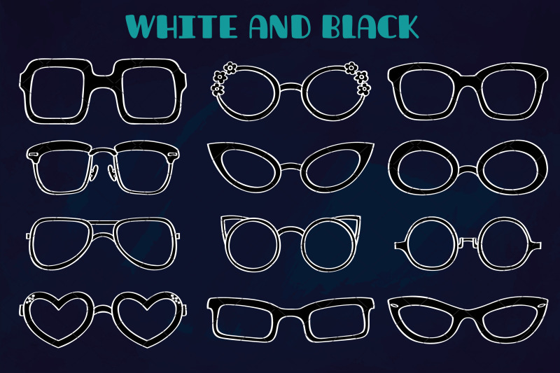 white-glasses-nerd-frames-eye-wear-sunglasses-hand-drawn-shades