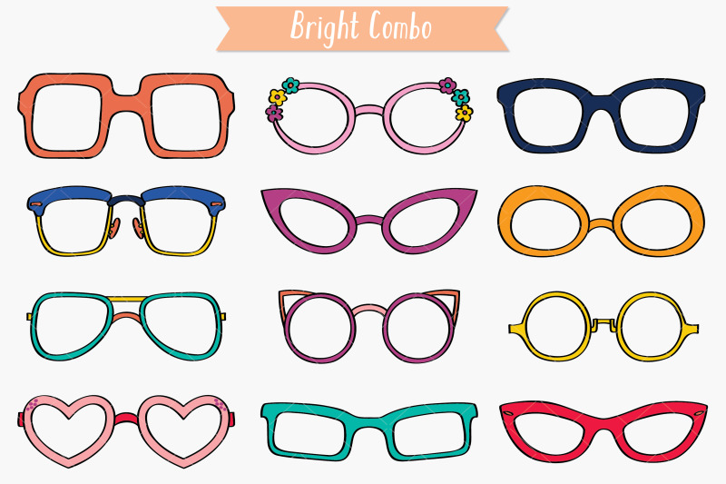 colored-glasses-nerd-frames-eye-wear-sunglasses-hand-drawn-shades