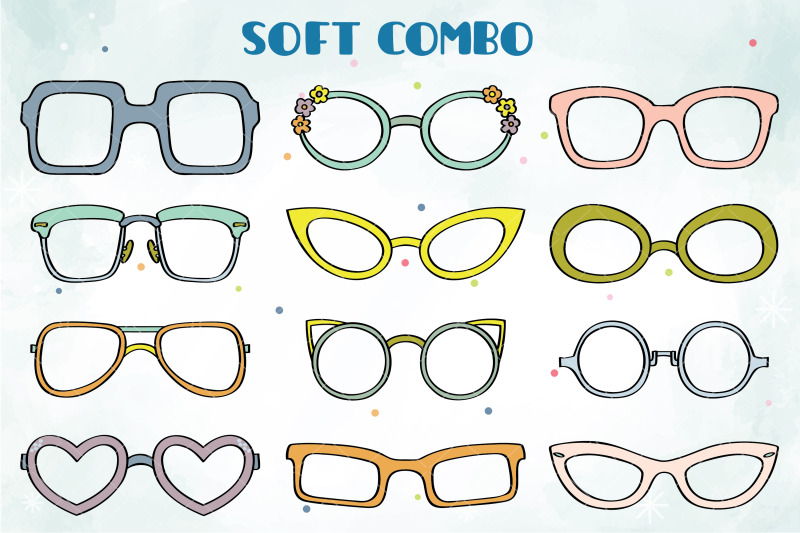 colored-glasses-nerd-frames-eye-wear-sunglasses-hand-drawn-shades