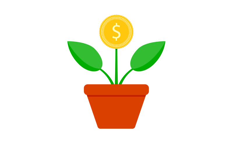 growth-finance-coin-tree