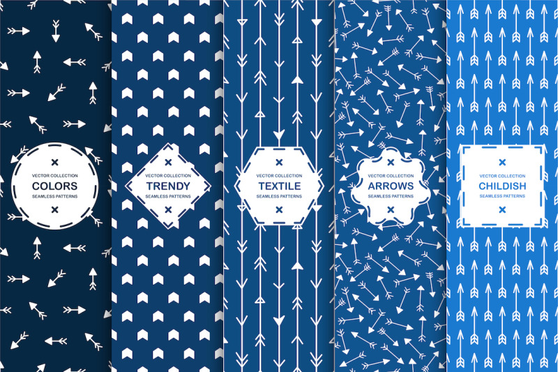 arrow-blue-seamless-patterns